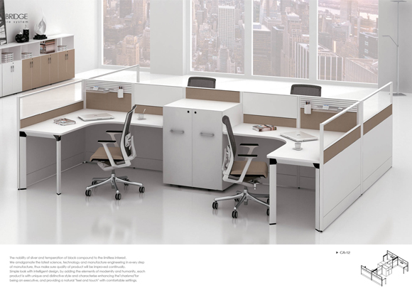 廣州板式員工屏風(fēng)辦公桌定制，廠家直銷(xiāo)享5折優(yōu)惠